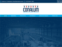 Tablet Screenshot of conalum.com.mx